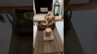 Coffee table styling for fall! #coffeetable #coffeetablestyling  #falldecor