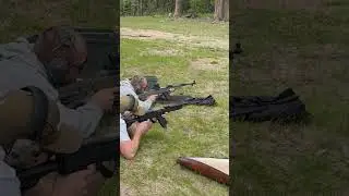 Prone SKS Shots With ATI Stock #alberta #outdoors #mountains #sks #shootingrange #rockymountains
