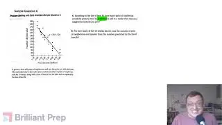 Actual vs. Predicted Values? Solved! #60 (dSAT Math)