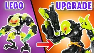Использование деталей LEGO TOXIC REAPA для создания самодельных фигурок Bionicle