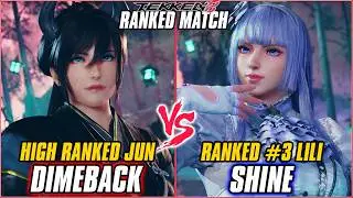 TEKKEN 8 - DIMEBACK (High Ranked Jun) vs SHINE (Ranked #3 Lili) | T8 RANKED MATCHES