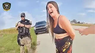 Karen Turns a Terrifying Shift from Nice to Nightmare | Karens Getting Arrested By Police