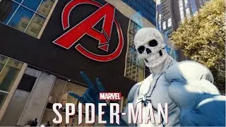 Spider-Man PS4 - Ghost Spider Free Roam Gameplay!