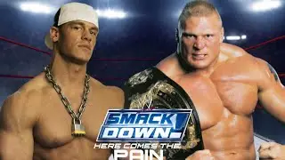 John Cena Vs Brock Lesnar - SMACKDOWN: Here Comes the Pain (Single Match)