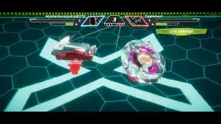 Beyblade x app Scythe Incendio vs Tusk Mammoth