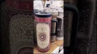 🇶🇦Loved this flask design@ Ramez Qatar #arabicdesign #art #dohashopping #shorts #viral #trending #yt