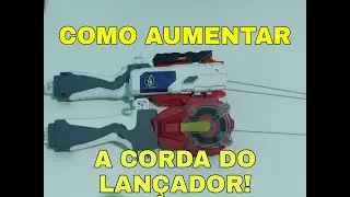 COMO AUMENTAR A CORDA DO SEU LANÇADOR DE FORMA FÁCIL E SIMPLES