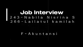 English Job Interview Simulation | HRD and Applicant (Zoom Version)