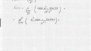 Derivatan av ln(x)