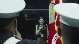 NFA 21 National anthem Ella Jade US Marine Color Gaurd