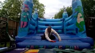 Me Giving The Bouncy Castle A Clean Up After Being In Storage Part 2/2