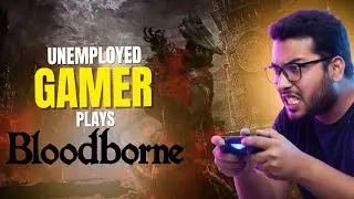 Unemployed Gamer plays unplayable game Bloodborne live stream(3)
