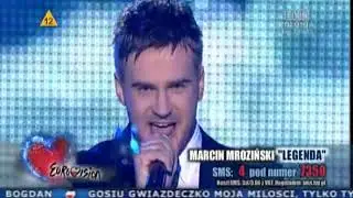 Eurovision POLAND 2010 Marcin Mrozinski - Legenda - Live @ Polish NF - EuroFanBcn