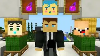فلم ماين كرافت : حمود حبيبي حمود يطارد زعرور و كركور سقط في فخ حمود حبيبي 🔥😂