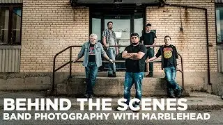 Behind the scenes band photography with Marblehead