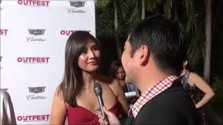 Outfest Legacy Awards Gala 2019: Rain Valdez Carpet Interview