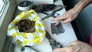 Как заделать яму на подокойнике