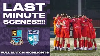 LAST MINUTE SCENES!!!! | Farnham Town vs Walton & Hersham - Match Highlights