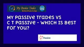 My Passive Trades vs C T Passive..... Which Is Best For You?  + Softrade AI and One Ad Pack updates