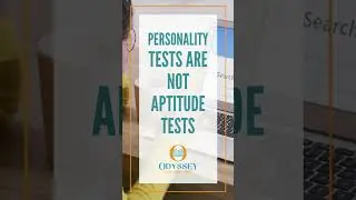 Personality Tests ARE NOT Aptitude Tests Part 1