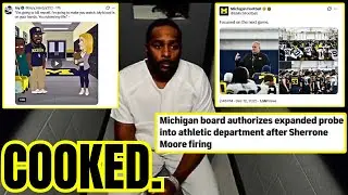 Law Firm will INVESTIGATE Michigan Football after Sherrone Moore SCANDAL! Social Media COOKED!