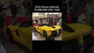 $3M 2015 Ferrari LaFerrari Staging for Auction: 2019 RM Auctions Sothebys Exotic Car Auction #shorts