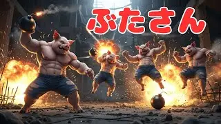 「ぶたさん」独断と偏見で【AI動画】化