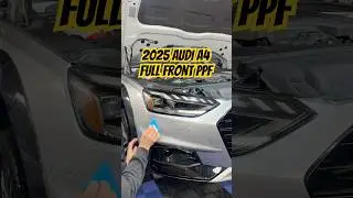 2025 Audi A4 in for Full Front end Paint Protection Film. #ppf #audia4 #paintprotectionfilm