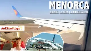 (4K) Jet2Holidays Boeing 757-200 Landing at Menorca