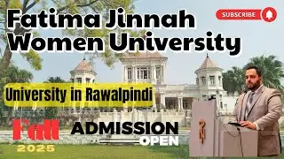 Fatima Jinnah Women University Admission Fall 2025