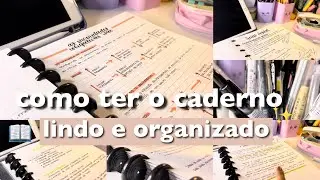 COMO TER O CADERNO BONITO E ORGANIZADO EM  2022 | dicas perfeitas. 📚