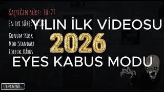 YILIN İLK VİDEOSU EYES KABUS MODU KAÇIŞ//Eyes The Horror Game