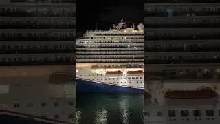 Carnival Horizon sailing in Port Miami on November 2, 2025