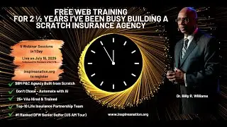 Video Email Busy Building a Scratch Insurance Agency by Billy R. Williams