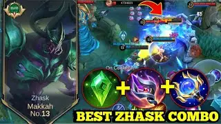 BEST ZHASK COMBO IN MLBB ! TOP GLOBAL ZHASK BEST BURST DAMAGE BUILD 2025 ! (must try) #zhask #jonson