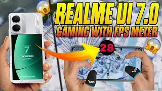 Realme P3 💀Realme UI 7.0 Update  Bgmi Test With Fps Meter | Realme P3 Bgmi gaming test !!