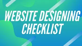 Web Designing Checklist