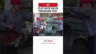 20'' 150LB FLAT GATE VALVE PRESSURE TEST-ZHENGPENG