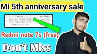 mi 5th anniversary sale | Redmi anniversary sale |