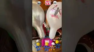 ASMR 👽💀 Grey Vs White Balloon Pop Reverse🎈#asmr #balloonpopping #shortsviral #shorts #artcolors