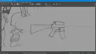M16 Gun Sketch - [8/7/24]