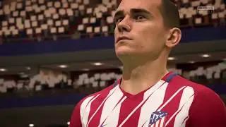 FIFA 18 Atl&eacute;tico de Madrid vs FC Barcelona PS4 Gameplay