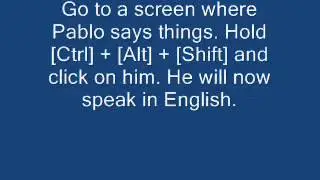 BackYard Baseball 2003 Cheats Pablo Speaks English