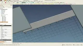 BIM with FreeCAD - Barcelona pavillion 09 - Bench and walls refining