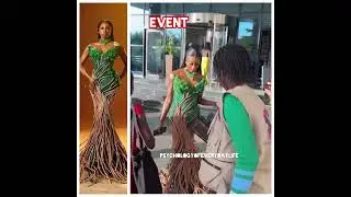 Reality Tv Star Doyin set out in style for #AMVCA2025