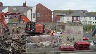 Day 2. Let's begin demolition Central Club on Kent Road in Blackpool  Wednesday, 25 June 2025
