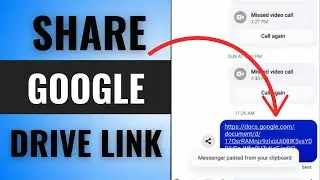 How to Share Google Drive Link on Facebook Messenger