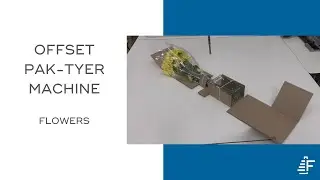 Bundling Mail Order Flowers with the Pak Tyer Offset Tyer Tying Machine