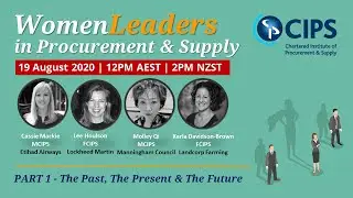 ANZ Webinar - Women Leaders in Procurement & Supply Series | PART 1