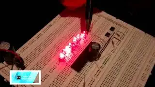 DIEZ SECUENCIAS CON MICRO-CONTROLADOR 18F4550 Y 16 DIODOS LED